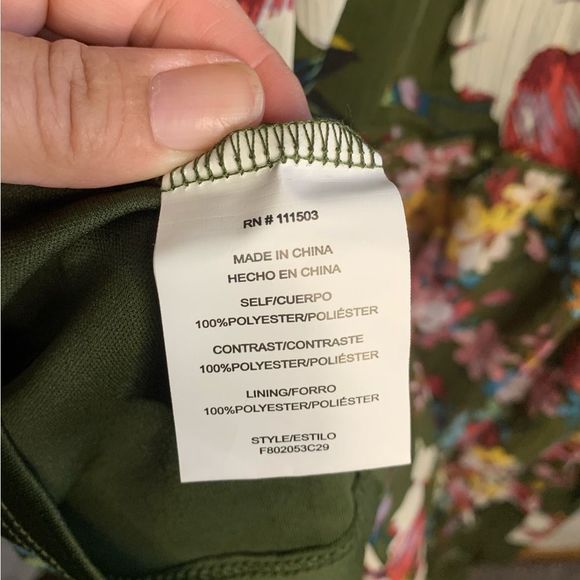 NWT Anthropologie fig & flowers tiered maxi dress. Large - Picture 8 of 9